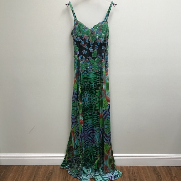 Zebra Print Corset Prom Dresses